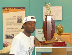 Bryan Robbins with trophies