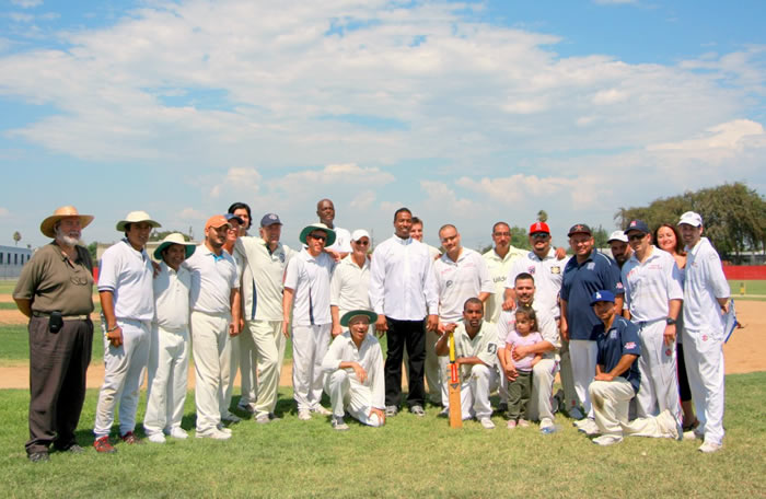 homies with Mayor Perrodin at Cetennial High School 2012