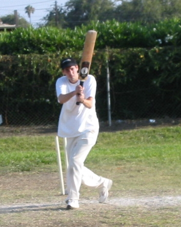 Rick Miller at bat